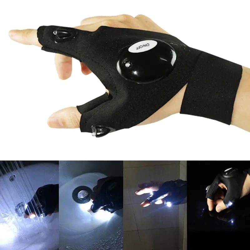 LED Flashlight Gloves
