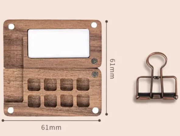 Mini Walnut Watercolor Set with Sketch Journal