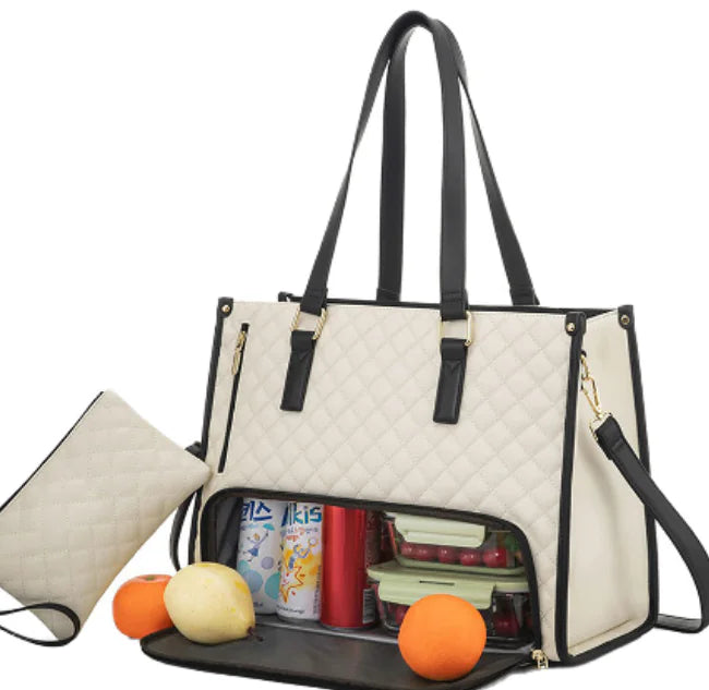 Fashionable Insulated Lunch Tote Bag