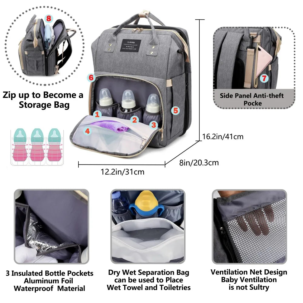 Crib Carry Diaper Bag