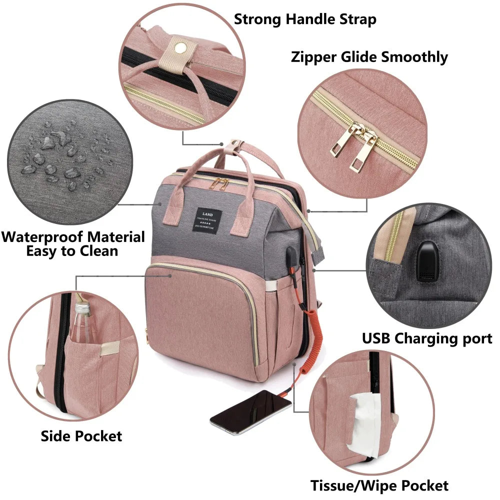 Crib Carry Diaper Bag