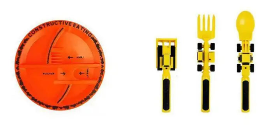 Construction Utensil Eating Set — main product photo