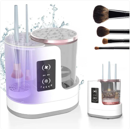 Electric Makeup Brush Cleaner & Stand