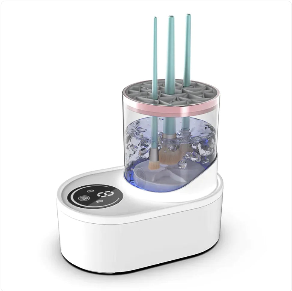 Electric Makeup Brush Cleaner & Stand